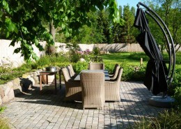 Familiengarten, Sitzplatz im Garten, Dipl. Ing. Heino Gamradt